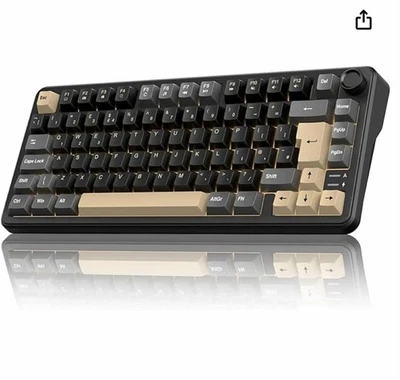 RedThunder K75 75% Wireless Mechanical Gaming Keyboard Creamy Gasket Switches - Image 1 of 4