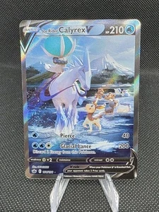 Ice Rider Calyrex V (arte completa alternativa) 164/198 regno agghiacciante spada e scudo - Foto 1 di 2