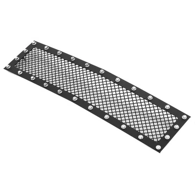 Fits 2015-2019 Chevy Silverado 2500HD/3500HD Black Bumper Mesh Rivet Grille - Image 1 of 3