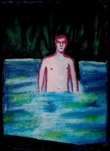 Moderne Kunst Ölkreide Auf A4 Papier Gemälde Bild, Modern Art - Bild 1 von 1