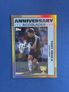 TONY MEOLA 2025 TOPPS MLS 30TH ANNIVERSARY ACCOLADES GOLD FOIL #50/50 - Picture 1 of 2