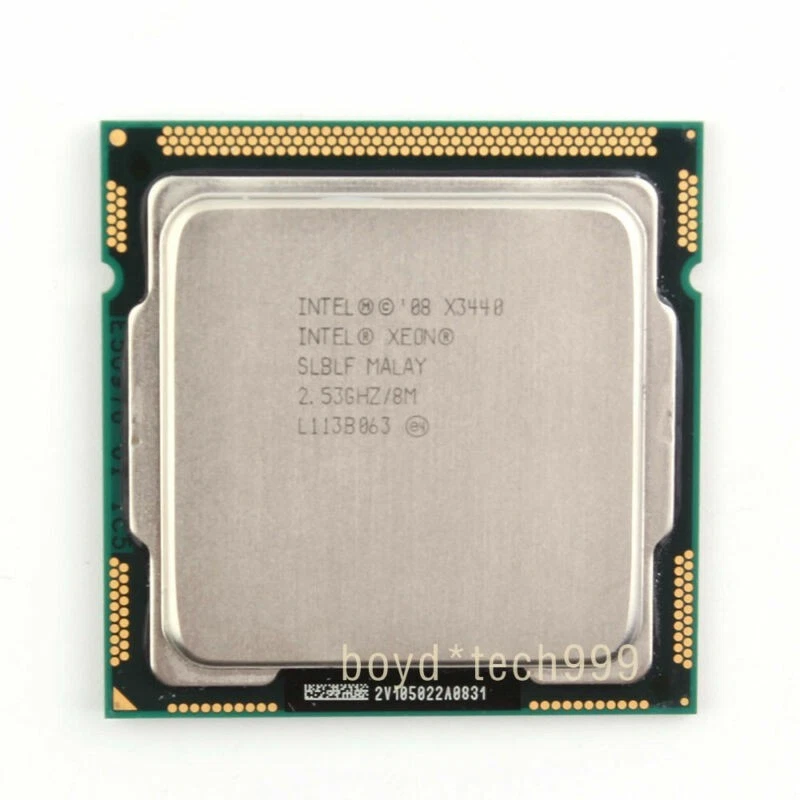 INTEL Xeon X3440 PROCESSOR 2.53GHZ/8M/2.5GT/s（SLBLF）LGA 1156 Socket H CPU - Image 1 of 1