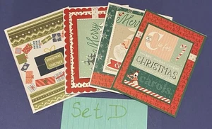 Handarbeit-Urlaubs-Grußkarten-4er Set-Stampin’ Up-siehe Beschreibung-Set D - Bild 1 von 12