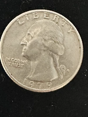 1979 D Washington Quarter with a Filled in D Mint Mark - Image 1 of 2