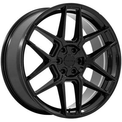 Niche NC281 Rise 24x10 6x135 +30mm Gloss Black Wheel Rim 24" Inch Foto 1 de 4