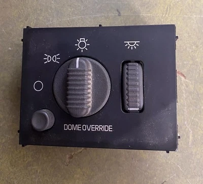 02 Chevrolet Silverado 2500 conjunto de interruptor de dimmer e farol - Imagem 1 de 4