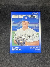 Barry Manuel 1990 Star #12 Charlotte Rangers Texas Auto Autographed Signed Card