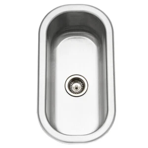 Houzer Club 10" Edelstahl Unterbau Einzel Schüssel Bar Spüle mit Sieb - Bild 1 von 21