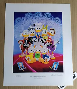 Carl Barks: Litografía de lavanda y encaje antiguo - Otro arco iris, Walt Disney - Imagen 1 de 3