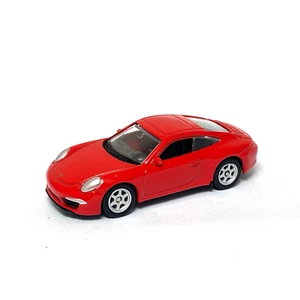Welly 1:60 1:64 Series 2012 Porsche 911 Carrera S 991 Red 52331 3" inch Toy Car - Picture 1 of 4