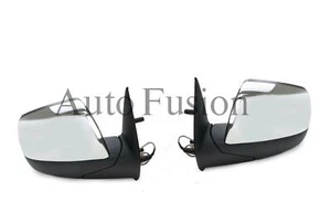 Door Mirrors Pair Chrome Electric For Mazda Bt-50 Un 2006-2011 - Picture 1 of 4
