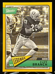 2018 Classics Timeless Tributes Legends Gold #169 Cliff Branch Raiders /99 - Picture 1 of 2