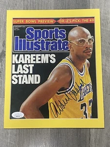 Kareem Abdul Jabbar Signed & Matted Sports Illustrated Cover JSA COA - Picture 1 of 2