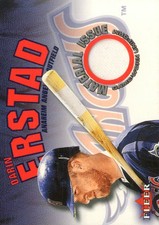 2001 Fleer Genuine Material Issue Anaheim Angels Baseball Card #DE Darin Erstad