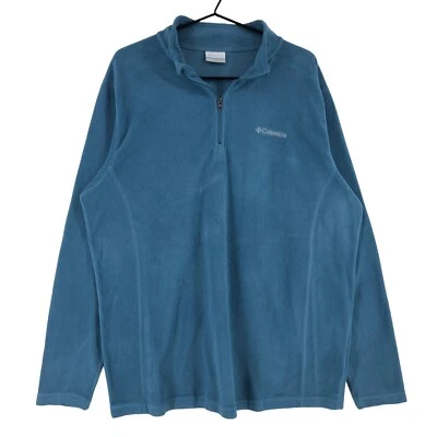 COLUMBIA Suéter De Forro Polar Con Cremallera 1/4 Para Hombre Talla L - Imagen 1 de 4