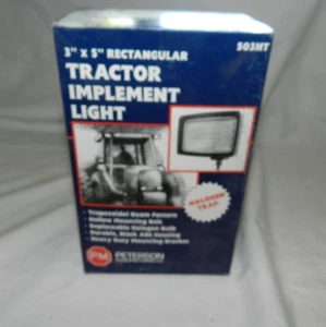 Peterson 503HT 3"x5" Tractor/Implement Light Halogen Beam, H3 12V 55W Bulb, New - Picture 1 of 9