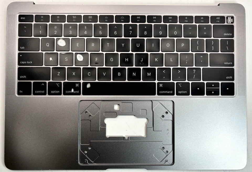 ✅ MACBOOK AIR 13 A1932 KEYBOARD SPACE GRAY TOP CASE PALMREST TESTED GRADE B ✅ - Image 1 of 4