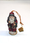 Vintage 1908 Old World Santa 4” Ornament Buller Clos Christmas Ceramic