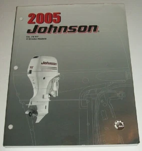 Johnson 2005 60hp Service Manual Outboard 4 Stroke 60 hp 70 hp 70hp Shop Repair - Picture 1 of 4