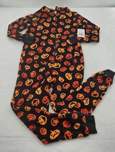 Pillow Talk Womens Size Medium Pumpkin Halloween Hooded One Piece PJ - Picture 1 of 5