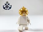 LEGO Pearl Gold Helmet Mask Fish Fins 33863 For DC Minifigure Atlantean Guard