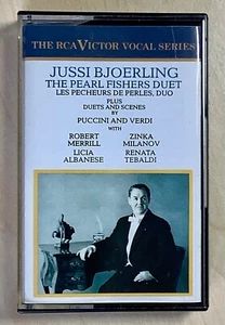 JUSSI BJOERLING The Pearl Fishers Duet, Stereo cassette tape Very Good Condition - Picture 1 of 4
