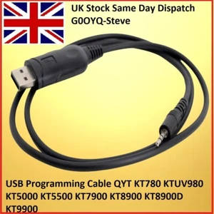 Cable de programación USB para QYT KT-UV980 KT-7900 KT-8900 KT8900R KT-8900R - Imagen 1 de 2