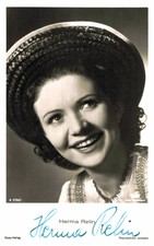 Herma Relin Original Signature On Ross Card No. 9286 D