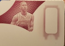 AUSTIN RIVERS 2013-14 Immaculate Collection PRINTING PLATE SP #1/1 of 1 Pelicans