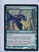 MTG magic 1x Sapphire Drake FOIL (M/NM) Gatecrash