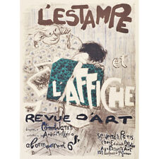 Bonnard Revue D'Art Publication 1897 Cover Canvas Wall Art Print Poster