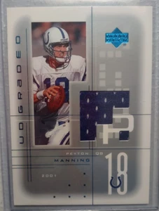 2001 UD Graded Peyton Manning Game Jersey #PM - Picture 1 of 2