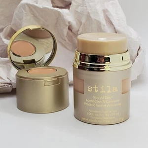 Stila Stay All Day FOUNDATION & CONCEALER ~Porcelain 0~ 12 Hour/ High-Definition - Picture 1 of 11