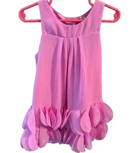 Vestido para niños pequeños 4T vestido forrado rosa, fiesta, primavera, verano vestido Cherokee - Imagen 1 de 4