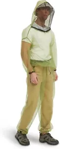 Mosquito Suits for Adult, Mesh Net Bug Hooded Jacket Pant, Outdoor Full Body - Picture 1 of 6