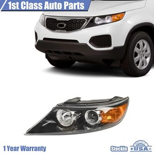 Headlight Assembly For 2011-13 Kia Sorento Left Clear Lens W/O Bulb KI2502143 - Picture 1 of 12