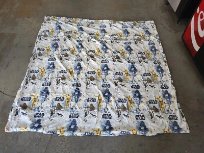 Cubierta de edredón Star Wars Queen tamaño completo Storm Trooper Darth Vader C3-PO Foto 1 de 4