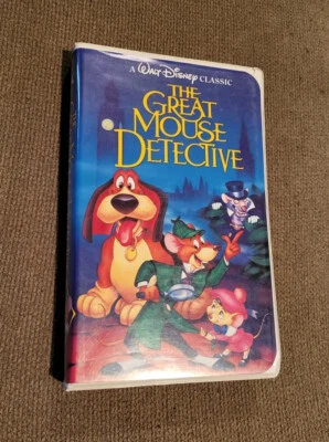 Walt Disney Classic The Great Mouse Detective VHS Black Diamond Ed. 1992 #1360 - Image 1 of 4