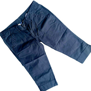 Lucky Brand Crop Jeans Schwarz Damen Größe 6/28 Baumwolle Capri Knöchel