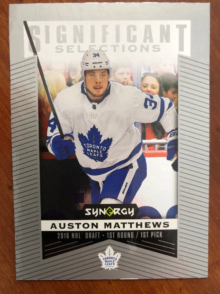 18-19 UD Synergy Significant Selection #SS-10 Auston Matthews - Image 1 of 2