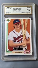Ryan Klesko 1991 Upper Deck Final Edition Diamond Skills RC MGC GEM Mint 10