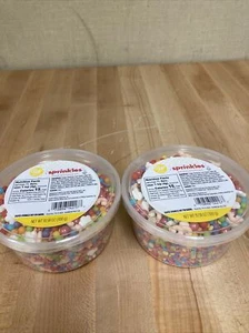 New 2 Pack Wilton Colorful Jumbo Jumbo Rainbow Mix Sprinkles - 710-0874 - Picture 1 of 3
