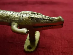 Krokodil Design Türgriff Alligator Messing Handarbeit Heim Tür Dekor Zug VR264 - Bild 1 von 10