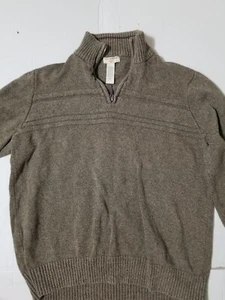 Docker’s Men’s Brown 100% Cotton Sweater 1/4 Zip L - Picture 1 of 8