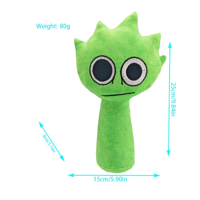 9.8" Horror Game Sprunki Plush Cartoon Soft Stuffed Pillow Dolls For Kid Toys - Image 1 of 1