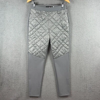 Pantalones para mujer RLX Ralph Lauren M acolchados elásticos calce ajustado pierna cónica gris Foto 1 de 4