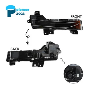 Right RH Fascia Fog Light Lamp Amber DRL Up-Level for Tesla Y 1077392-00-E - Picture 1 of 7