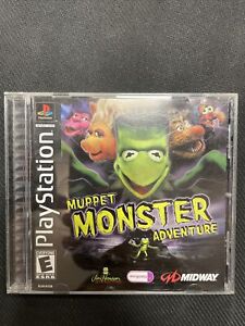 Muppet Monster Adventure (PS1) Complete CIB w/ Manual & Tested - Excellent Con.