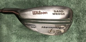 Wilson Harmonized 55° Sand Wedge, LH, 35"+, Steel Shaft Wedge Flex, 8-10 VGC - Picture 1 of 10