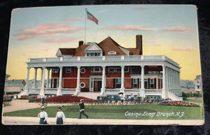 Long Branch , New Jersey Casino c1908 Color Postcard Jersey Shore - Picture 1 of 2